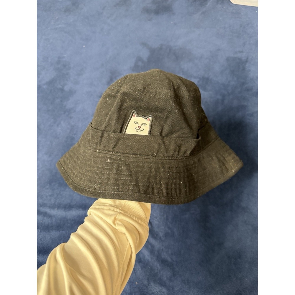 RIPNDIP Lord Nermal Bucket Hat Black Mens Streetwear Fashion Hat OSFA
